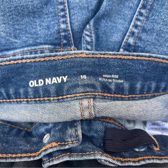 Set of 4 Old Navy Black and Blue Denim Girls Short Size 16 Stretch Summer - Picture 10 of 14